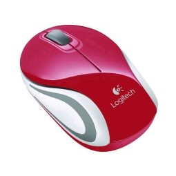 Wireless mouse Logitech M187 -  Red