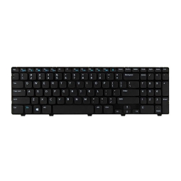 Keyboard Dell Inspiron 3521 5521: Qoltec - Black