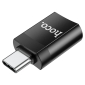 USB 3.0, female - USB-C, male, OTG adapter: Hoco UA17 - Black