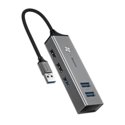 Делитель, хаб USB 3.0 hub Baseus 3x USB 3.0, 2x USB 2.0