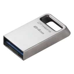 64GB USB 3.2 mälupulk Kingston Micro - Hõbe