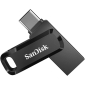 64GB флешка Sandisk Ultra Dual Go, USB 3.2 + USB-C - Чёрный