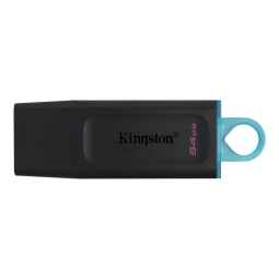 64GB mälupulk Kingston Exodia, USB 3.2 - Must