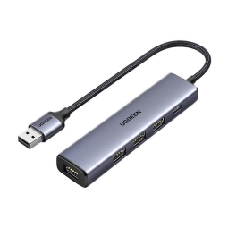 Делитель, хаб USB 3.0 hub 4xUSB 3.0, USB-C power: Ugreen - Hall