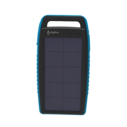 15000mAh Внешний аккумулятор, до 10W, SOLAR: BigBlue Solar - Синий
