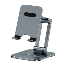 Phone or Tablet desktop stand, Baseus Biaxial Metal - Aluminium