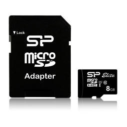 8GB microSDHC mälukaart Silicon Power, class 10