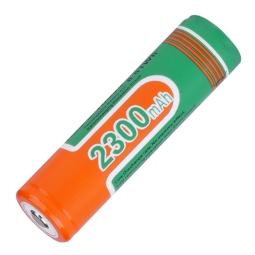 18650 Lithium Rechargeable Battery, 1x - Superfire 2300mAh AB3-S, with protection