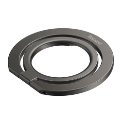 Кольцо держатель для телефона, металлические пластинки для Magsafe магнитных держателей: Baseus Halo - Серый