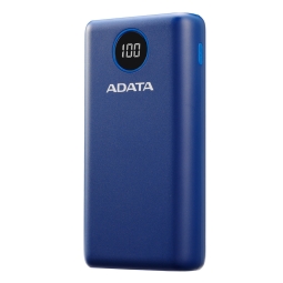 20000mAh Внешний аккумулятор, до 18W, QuickCharge: Adata P20000 - Тёмно-синий