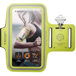 Käepael telefoni kott, armband käe külge, 6.9": Spigen A700 - Neon