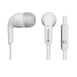 Kõrvaklapid earphones Titanium TH109 - Valge