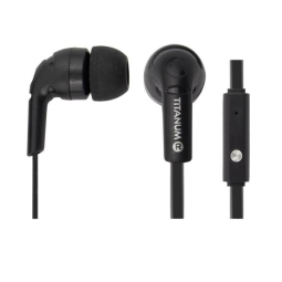 Kõrvaklapid earphones Titanium TH109 - Must