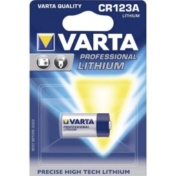 CR123 lithium battery, 1x - Varta - CR123 - 17345, 16340, CR123A, CR-123A, CR17345