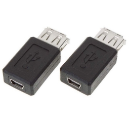 Адаптер: USB, мама - Mini USB, мама