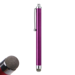 Стилус, тыкалка в экран FIBER TOUCH, длина  11 cm - Фиолетовый