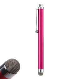 Стилус, тыкалка в экран FIBER TOUCH, длина  11 cm - Светло-розовый