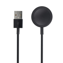 Беспроводная QI зарядка iWatch, USB: Oem W12 - Чёрный