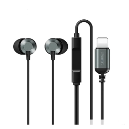 Kõrvaklapid earphones Lightning otsikuga - Remax RM512 - Must