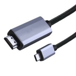 Cable: 1.5m, USB-C, male - HDMI, 4K 60Hz, 3840x2160, male, PREMIUM