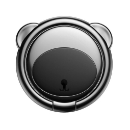 Кольцо держатель для телефона: Baseus Bear Ring - Чёрный