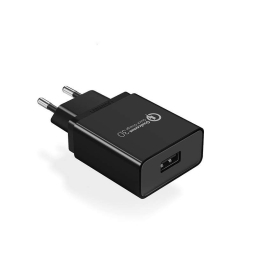 Charger 1xUSB, up to 18W, QuickCharge up to 12V 1.5A: Ugreen CD122 - Black