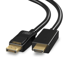 Cable: 3m, DisplayPort - HDMI, 4K 60Hz