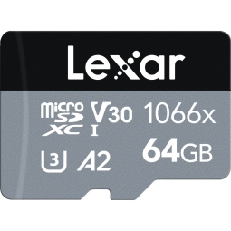 64GB microSDXC memory card Lexar Professional, up to W70/R160