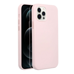 Кожаный чехол iPhone 14 Plus - Светло-розовый