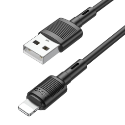 1m, Lightning - USB cable: Hoco X83 - Black