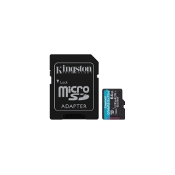 64GB microSDXC mälukaart Kingston Canvas Go Plus, до W70mb/s R170mb/s