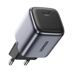 Charger 1xUSB-C, up to 20W, QuickCharge up to 12V 1.67A: Ugreen GaN Nexode Mini -  Dark Gray