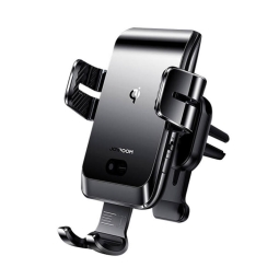 Wireless charger QI 15W, air vent car holder: Joyroom ZS214 - Black