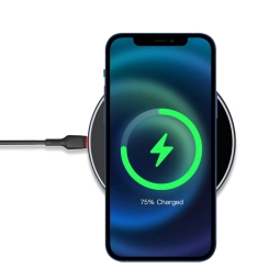 Wireless QI charger, up to 15W: Xo WX026 - Black
