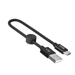 0.25m, USB-C - USB кабель: Hoco X35 - Чёрный