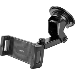 Autohoidik kleepjas armatuurile või klaasile, hoidik tahvelarvutile 10.8-24.5cm, jalg 8-20cm: Hoco CA120 - Must