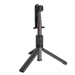 Selfie stick, tripod, up to 68cm, Bluetooth, 158g: Hoco K11 - Black