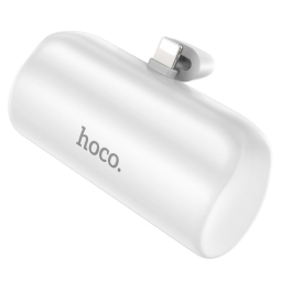 5000mAh Внешний аккумулятор, до 10W (5V 2A), Lightning: Hoco Mini J106 - Белый