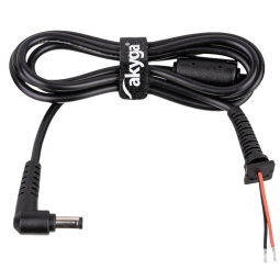 1.2m, 5.5x2.5mm, Laptop power cable with plug - Asus, Acer, MSI, Toshiba, Lenovo, Fujitsu, Packard Bell