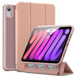 Чехол, обложка Apple iPad Mini 6, 8.3" - Светло-розовый-Золотистый