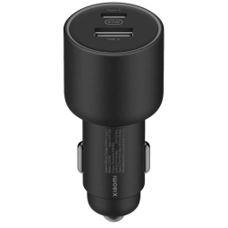 Car charger: Cable 1m + Adapter 1xUSB-C, 1xUSB, up to 67W, TurboCharge: Xiaomi 67W - Black