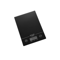 Scales Adler 3138, up to 5Kg, accuracy up to 1g - Black