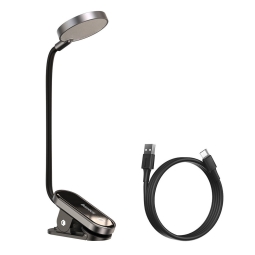 Led lamp, klaviatuuri või raamatu valgusti Baseus Mini Clip Lamp - Чёрный
