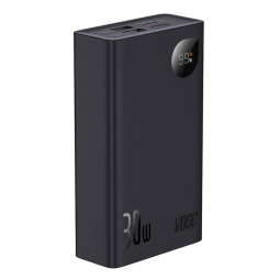 20000mAh Power bank, up to 30W, QuickCharge up to 20V 1.5A: Baseus Adaman 2 - Black