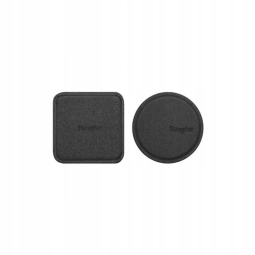 Metal plates for magnet holders, 2 plates: Ringke - Black