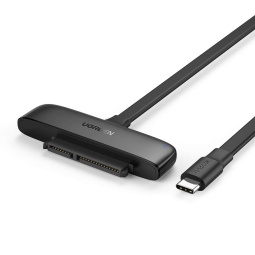 Adapter, üleminek: SATA female - USB-C, male, konverter 2.5" HDD-SSD