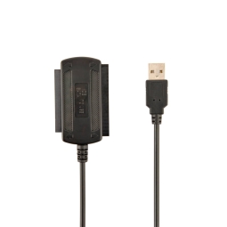 Adapter, üleminek: SATA+IDE female - USB 2.0, male, konverter 2.5"-3,5" HDD-SSD