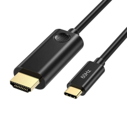 Juhe, kaabel: 1.8m, USB-C, male - HDMI, 4K 60Hz, 3840x2160, male