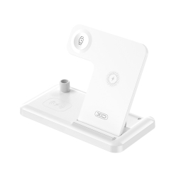 Wireless QI charger 4in1, up to 15W: Xo WX033 - White