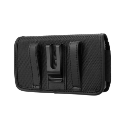 Case Cover belt pocket, Universal 6.1" (inside about up to 14.5 x 7 x 1 cm, iPhone 13, Samsung A51) - Black